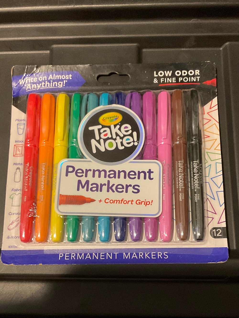 Crayola Take Note! Permanent Markers - Multicolor Set